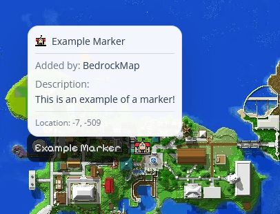 Marker modal popup with details