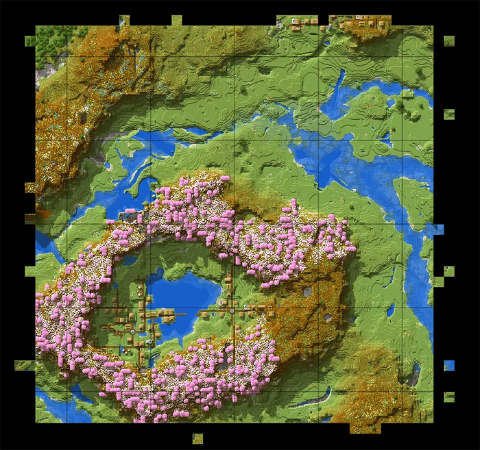 Complete map with no gaps or missing chunks after pregeneration